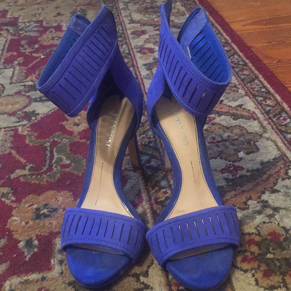 Blue Giani Bini strappy heels